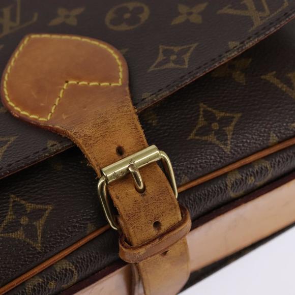 LOUIS VUITTON Monogram Cartouchiere GM Shoulder Bag M51252 LV Auth BA5913 - Picture 9 of 16